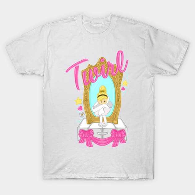 Twirl Girl T-Shirt by Eyeballkid-